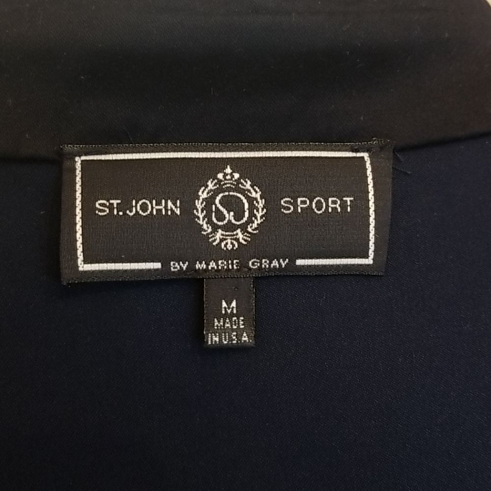 ST.JOHN SPORT navy nautical jacket - Picture 5 of 7